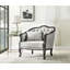 Fauteuil demi-tonneau avec coussin, fauteuil d'appoint Agatho-709938529