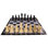 8" Tall Oversized Chess Set with Vinyl Roll-up Board