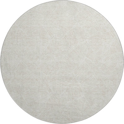 Premium Machine Washable Prisco Ivory Rug