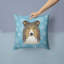  Coussin Snowflake Sheltie 14 "