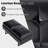 Morrissa Faux Leather Office Bench
