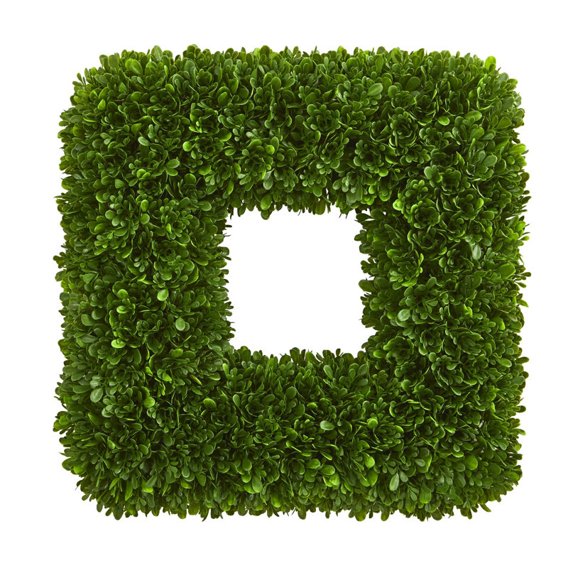 Tea Leaf Square Wreath UV Resistant
