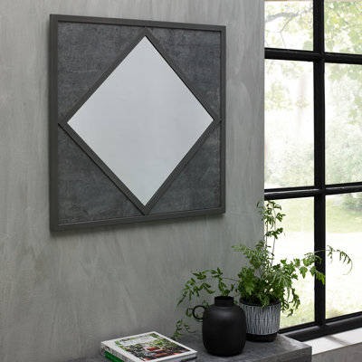 Strader Metal Flat Wall Mirror