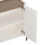 Armoire décorative en érable et blanc cassé-1868990214