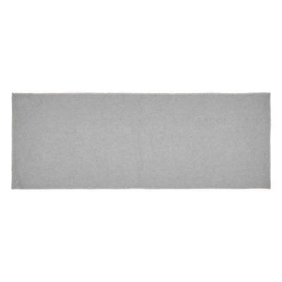  Annie Buffalo Check Gingham Machine Woven Flatweave Polyester Indoor / Outdoor Area Rug in White/Gray