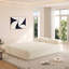 Canapé sans cadre de 78,7 po, canapé-lit convertible 2-en-1 avec 3 coussins en velours côtelé moelleux, canapé 3 places multifonctionnel pour les petits espaces, les appartements et les chambres-1627340932