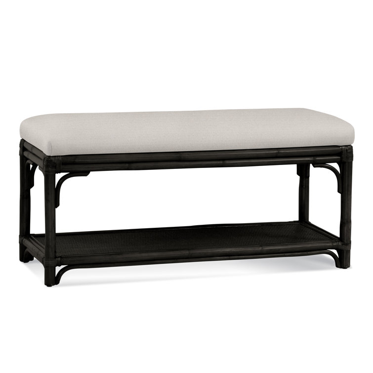 Banc de rangement en osier Summer Retreat