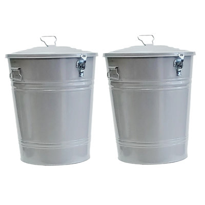 Verona Metal Trash Can
