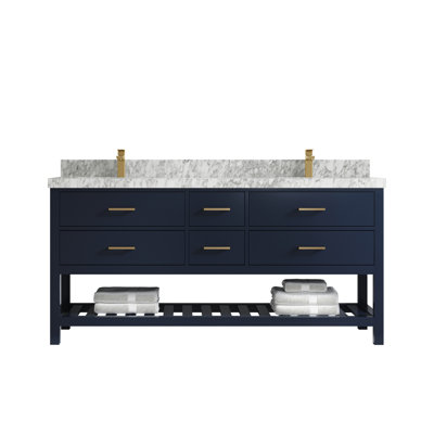 Ensemble de meuble-lavabo double 72 po Parker