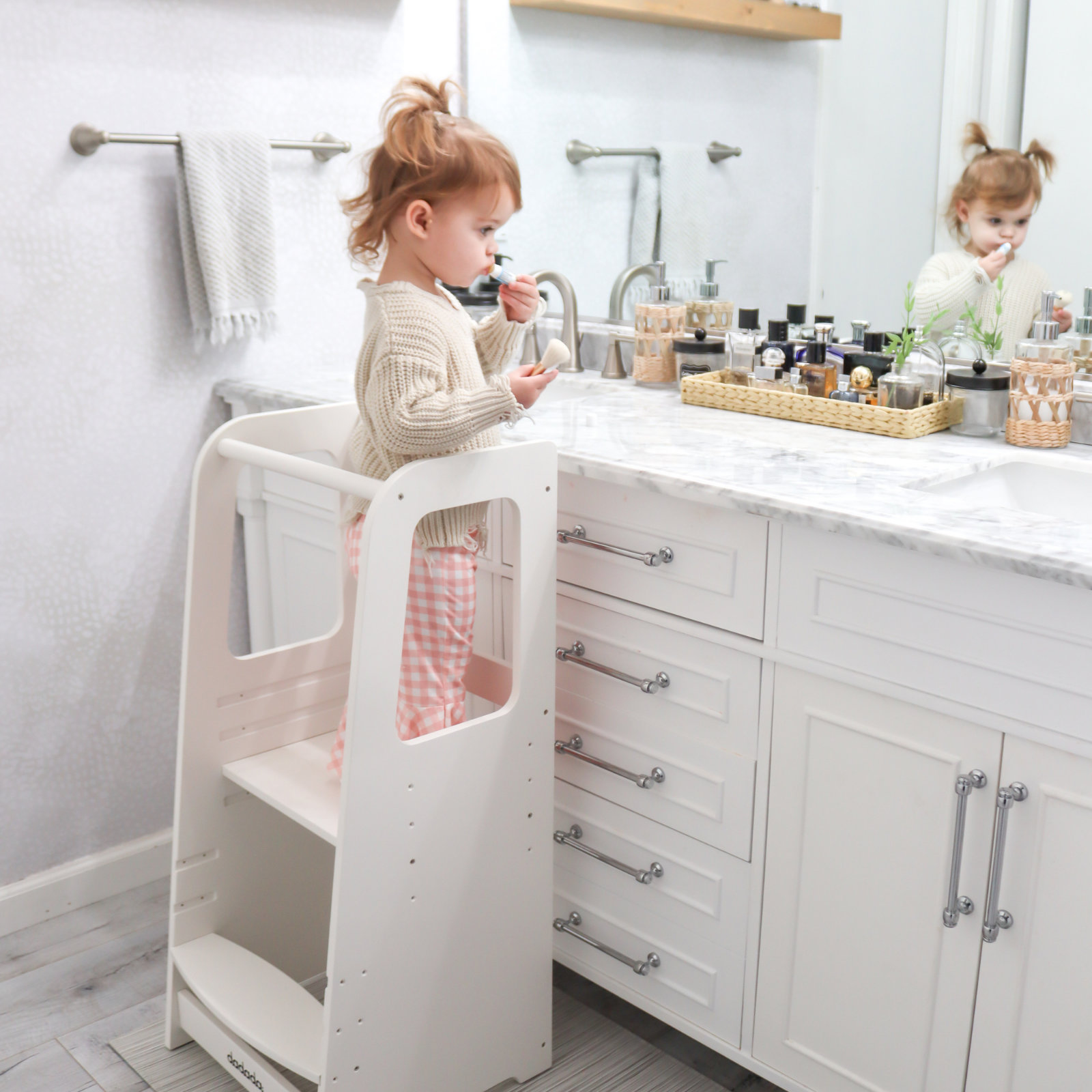 Toddler Time Toddler Tower, White