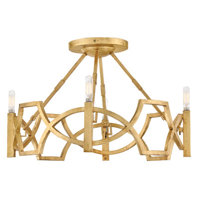 Hinkley Leona Medium Semi-Flush Mount