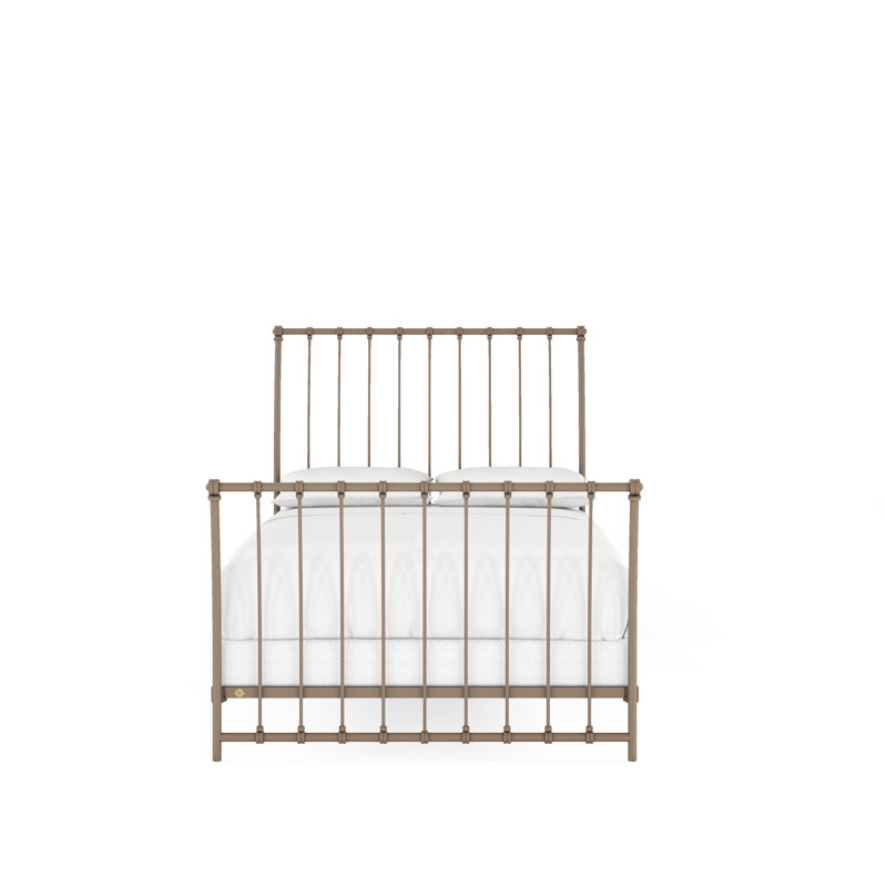 142 Altro Bed | Complete Sleigh, Bronze, Queen