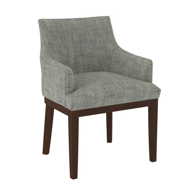 19'' H Upholstered Armchair, Pecan, 61650-33