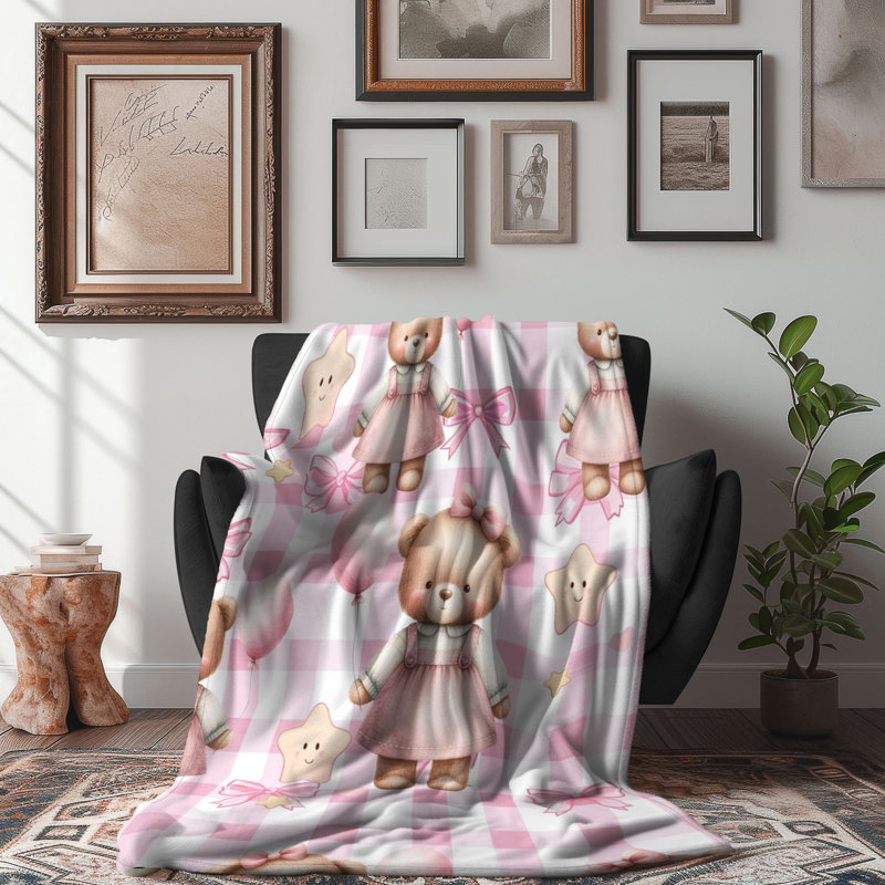 Mom Care - Couverture sherpa de qualité supérieure 1 pièce, L 60 po x L 80 po