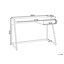 Kaius Metal Base Writing Desk
