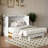 Solid Pine Murphy Bed Chest Cube Cabinet Bed with Charging Station-664160351-664160348