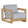 Malta Teak Outdoor Lounge Chair