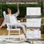 Chaise berçante en bois massif Tamicka-582181779
