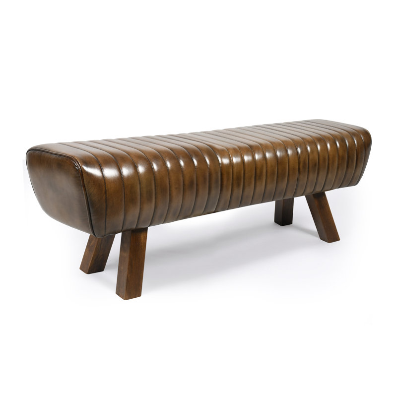 Leather Upholstered Bench