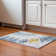 Premium Machine Washable Cerrito Blue Rug