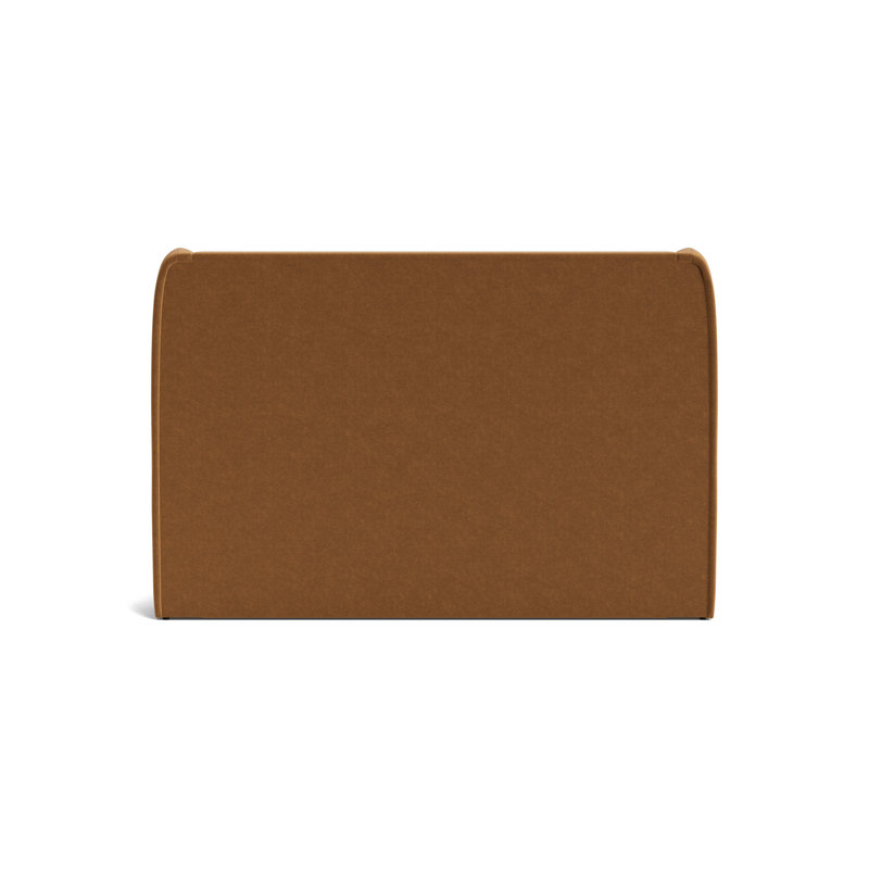 Niles 48 Floating Rail Bed, King, Performance Velvet - Hazelnut