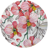 Orchid Vanda Alba 16'' Vinyl Placemat