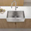 Évier de cuisine en acier inoxydable à tablier simple 33 po x 21 po x 10 po Farmhouse
