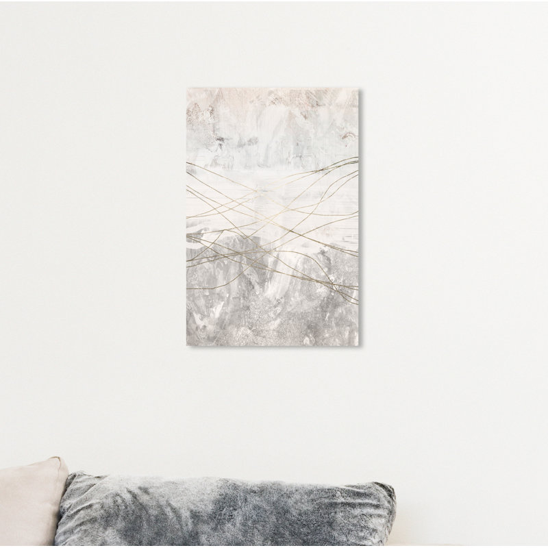 « mid century thread », impression, H 15 po x l 10 po x P 1,5 po, Toile tendue