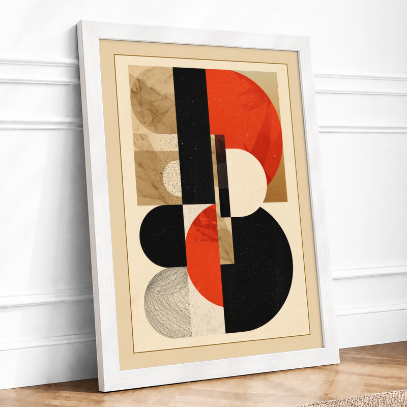 Harmony Geometric - Print, A4 - 29.7 x 21.0 cm, White