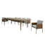 Fauteuil rembourré Husum gris clair / brun clair Husum