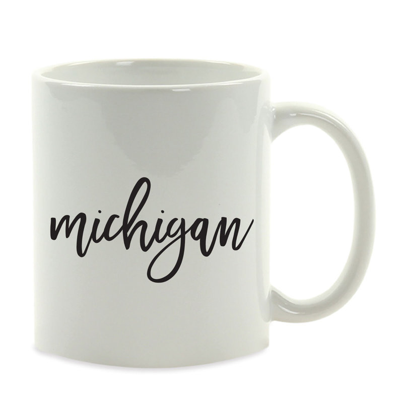 Ceramic Coffee Mug, Michigan