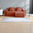 Modern Velvet Sectionals With Modular Design, Space-saving For Home