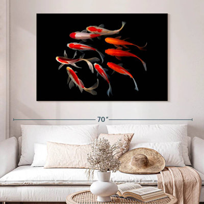 Crowle Huddling Koi Fish