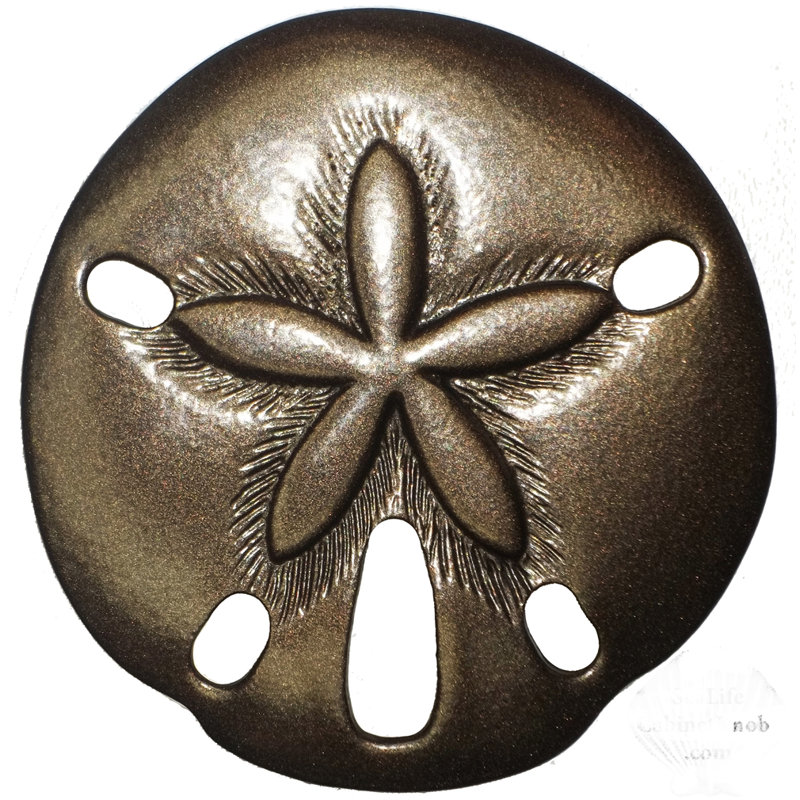 1 1/2" Sand Dollar Small Knob, Brushed Nickel, 1.5" L x 1.5" W, 2