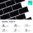 12" W x 12'' L PVC Peel and Stick Subway Tile