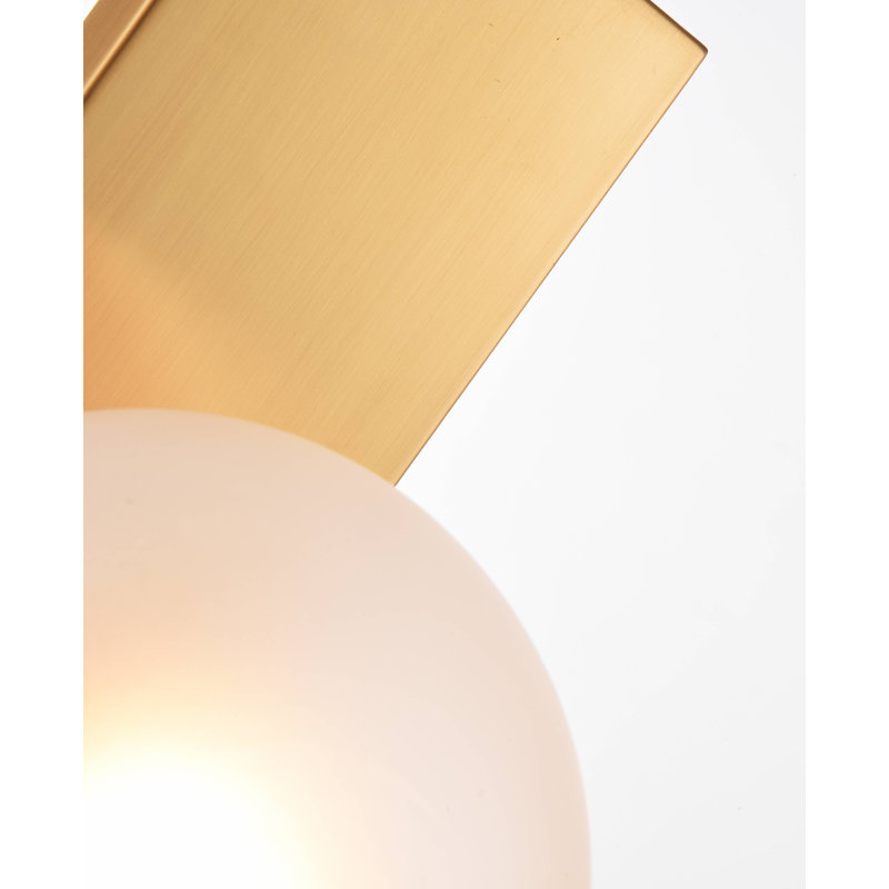 Plafonnier encastré 1 lumière Himalaya, Doré