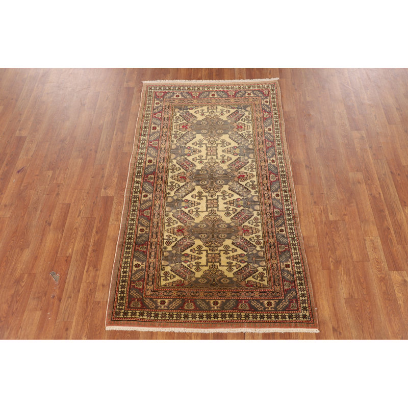 Tapis turc géométrique en laine Anatolian