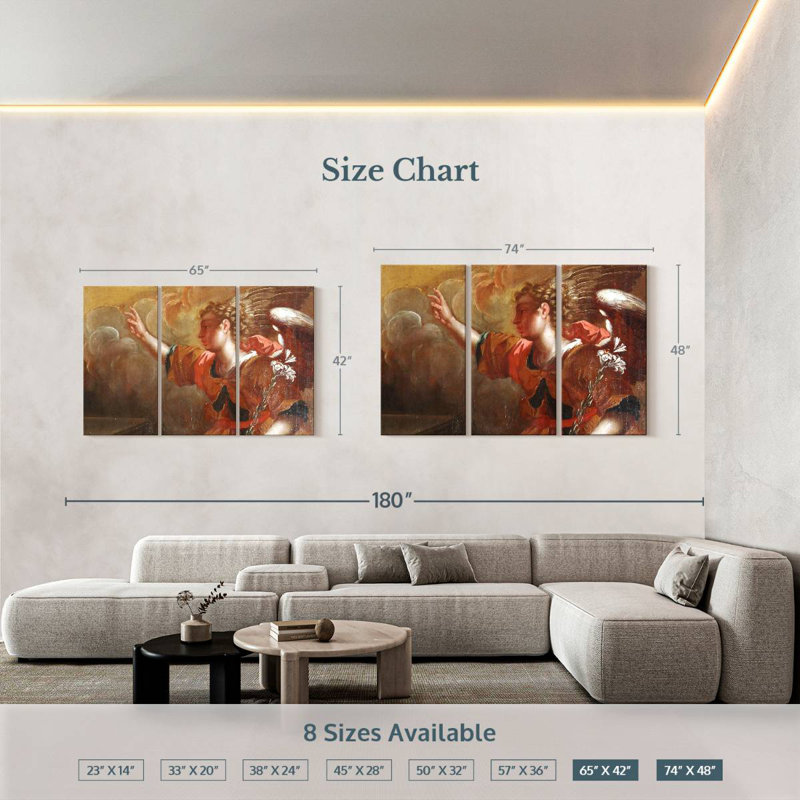 Leisha Gabriel, 42" H x 65" W