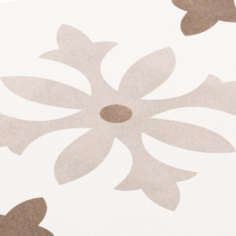 Grille de 8 po Iajelle Haj Carreau de porcelaine Encaustic