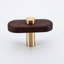 Modern Wood And Solid Brass Cabinet And Drawer T-Bar Pull