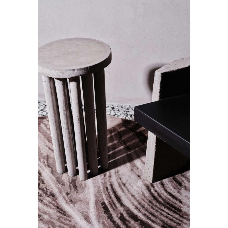 David Rockwell Falls Graphite Area Rug, Rectangle 5' x 7'7"