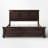 Paneled Wood Platform Bed – Slat Support, Queen/King Size-340386102-340386100