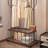 Stainless Steel Coat Rack with Saddle Leather