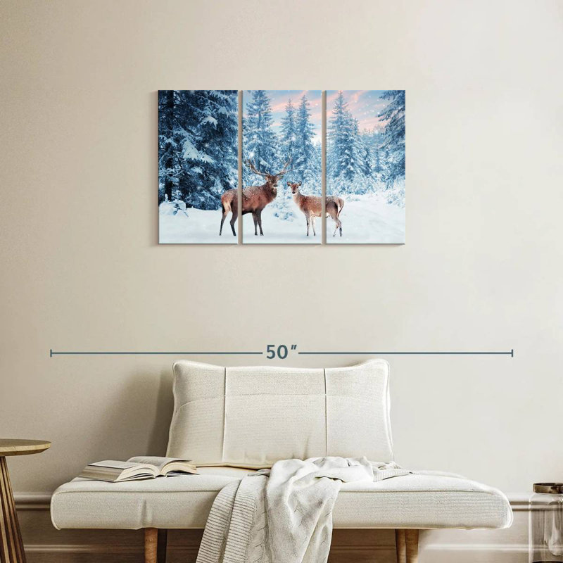 Cerf Brampt Winter Wonderland, H 20 po x l 33 po