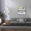  «Geese At The Farmyard» par Elle Media Group, art mural sur toile, 37 po x 37 po