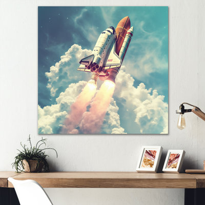 " Space Ship Taking Off II "