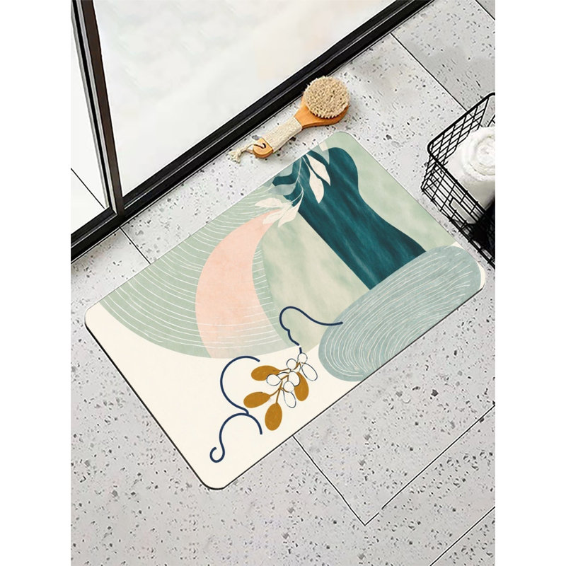 Tapis de bain 16 x 24 po Fresh Plant
