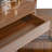 55.9" Corner Vanity Desk with Tri-Fold LED Mirror, Adjustable Lighting Dressing Table with Storage Shelf & PU Stool