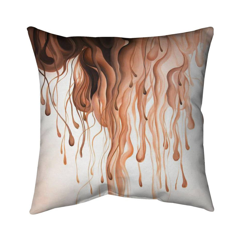 Eruption - 26"x26" Throw pillow - Poly twill - Print on demand