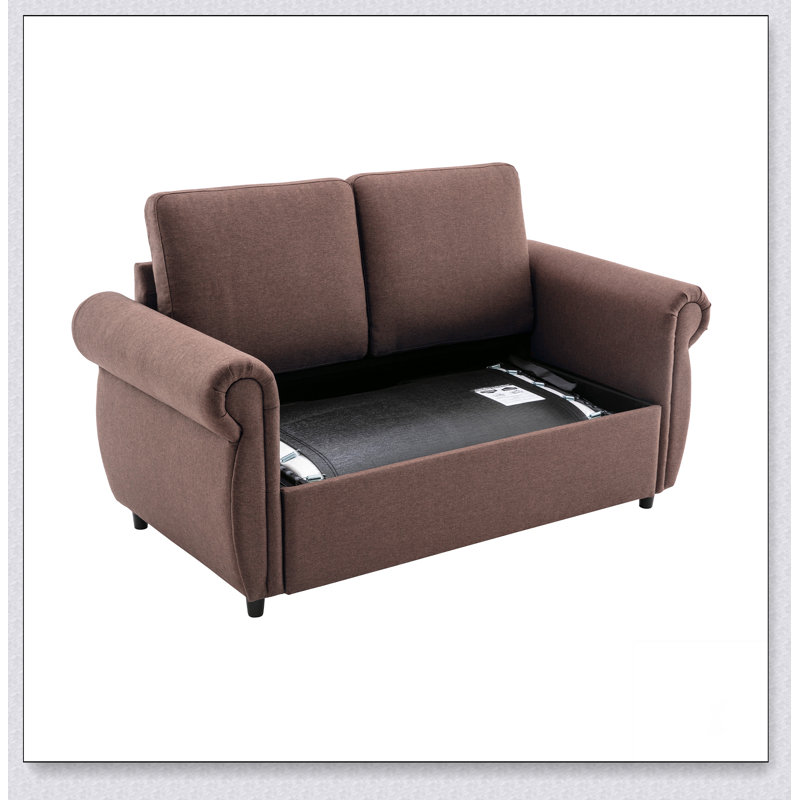 Canapé-lit escamotable avec matelas à mémoire de forme simple Orisfur